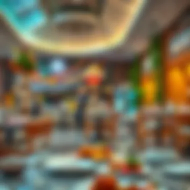 Culinary Delights at Festival Mall An inviting dining area filled with a variety of culinary delights