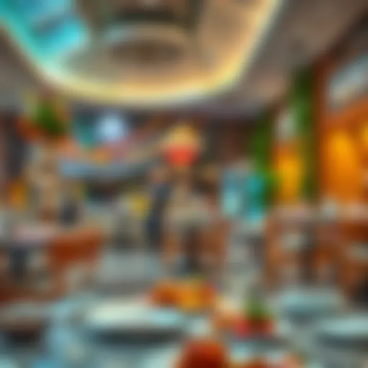 Culinary Delights at Festival Mall An inviting dining area filled with a variety of culinary delights