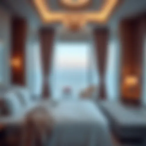 Luxurious bedroom interior at Five Palm Jumeirah