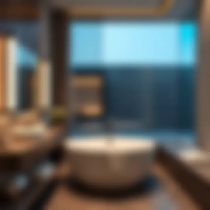 Modern bathroom design at Five Palm Jumeirah