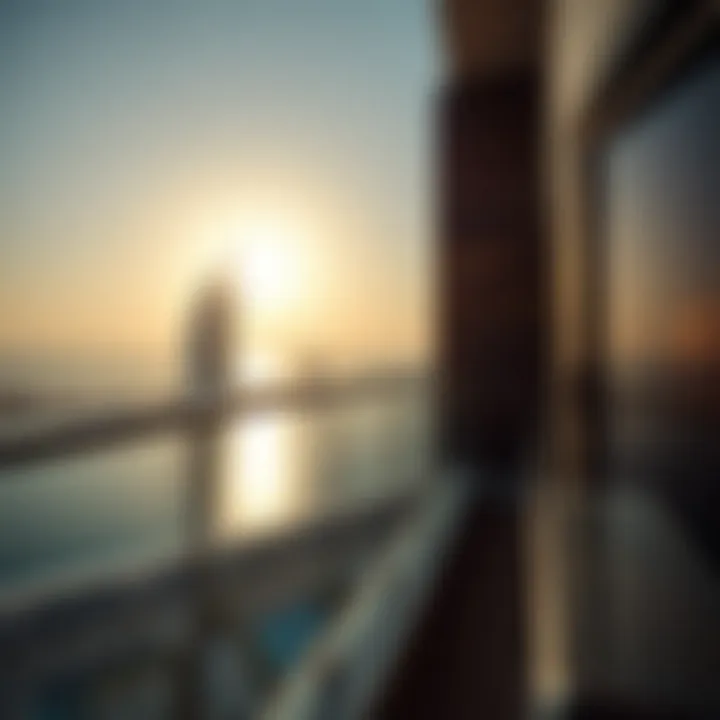 Stunning view from the Five Palm Jumeirah balcony