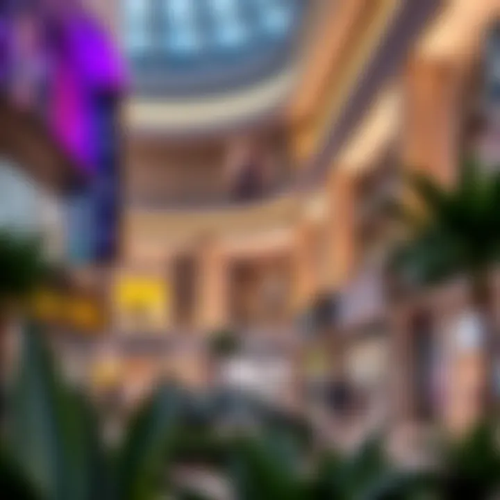 Retail options featuring a diverse range of shops and boutiques within the mall