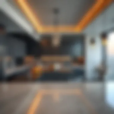 Gourmet Kitchen Design in Dubai's Penthouses Gourmet kitchen in a luxurious penthouse