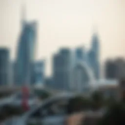 Dubai skyline showcasing modern architecture