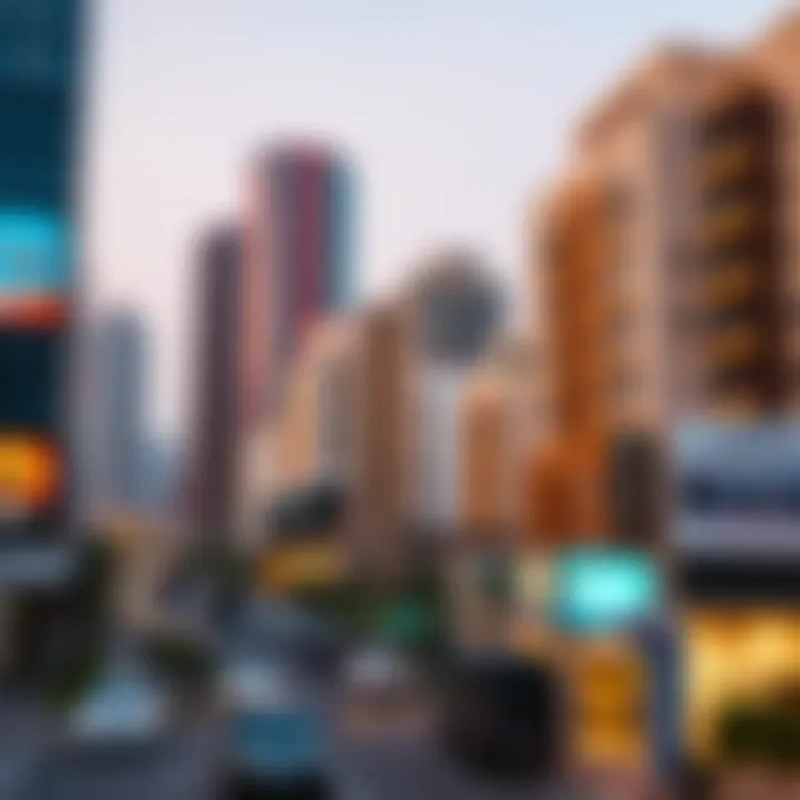 Map of Dubai neighborhoods popular for renting