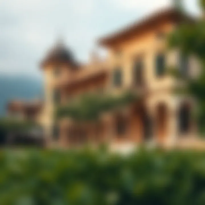 Cultural Heritage in Villa Design Historical villa representing cultural heritage