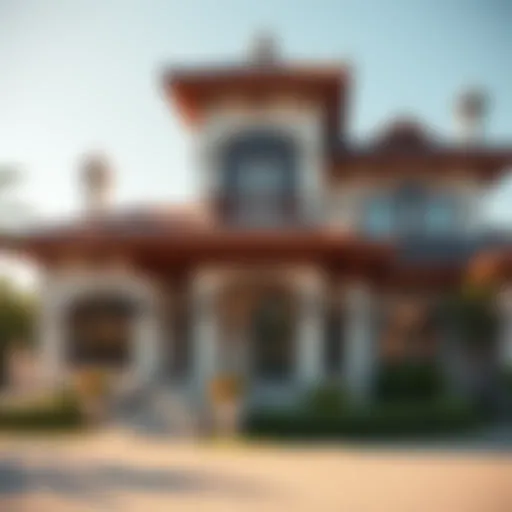 Traditional Architectural Elegance Stunning villa showcasing traditional architectural details