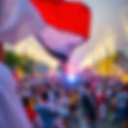 A vibrant celebration during UAE National Day