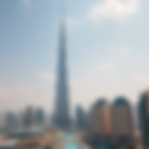 Burj Khalifa: A Pinnacle of Modern Architecture A breathtaking view of the Burj Khalifa towering over Dubai's skyline