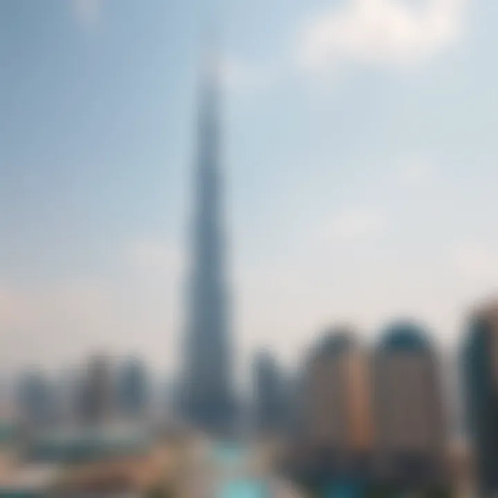 Burj Khalifa: A Pinnacle of Modern Architecture A breathtaking view of the Burj Khalifa towering over Dubai's skyline