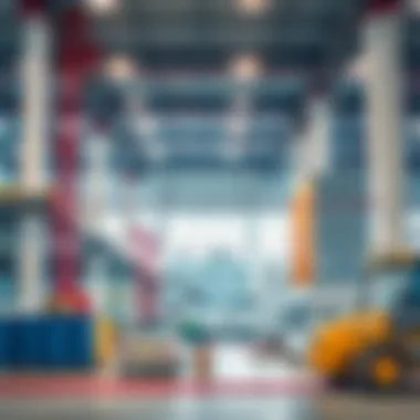 Modern manufacturing facility operating within Sharjah's industrial landscape