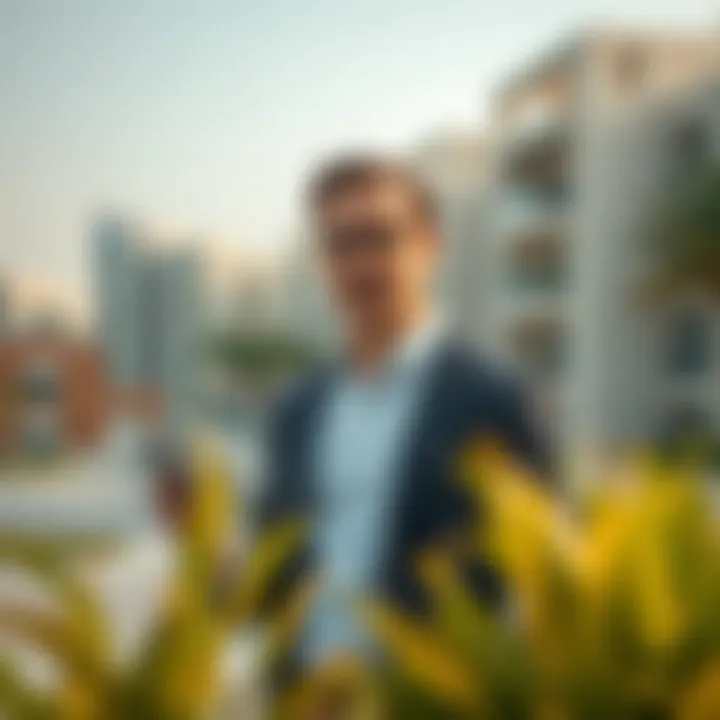 Investor evaluating leasehold property options in Dubai