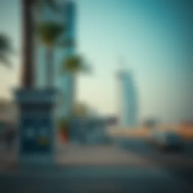 Public access points to JBR Beach illustrating convenience
