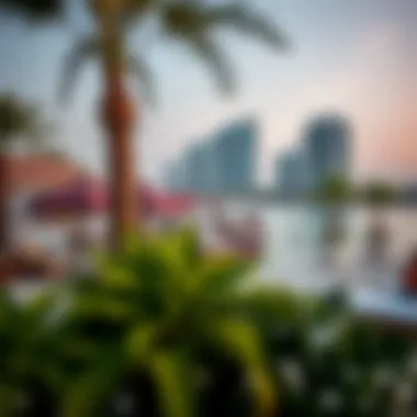 Luxurious amenities available at JBR Beach for visitors