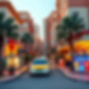 Vibrant Neighborhood Around JBR Residence Charming neighborhood surrounding JBR Residence with vibrant lifestyle