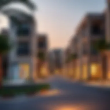 Overview of residential properties in Jebel Ali Village