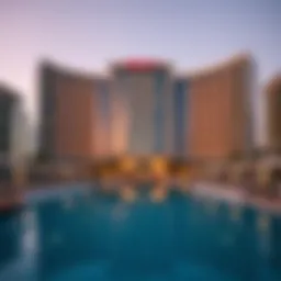 Stunning architectural view of JW Marriott Dubai Marina showcasing modern design