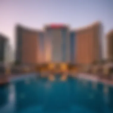 Stunning architectural view of JW Marriott Dubai Marina showcasing modern design