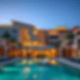 Stunning architectural design of La Quinta Dubai showcasing modern aesthetics