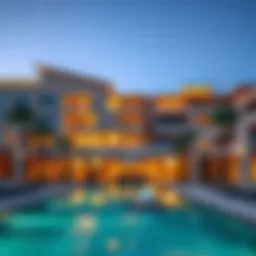 Stunning architectural design of La Quinta Dubai showcasing modern aesthetics