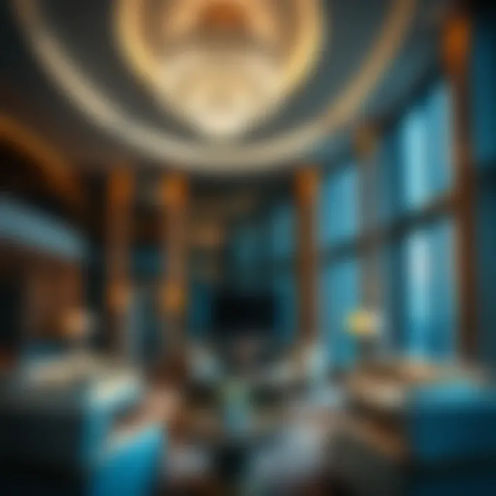 Luxurious Interiors of Lake City Tower Luxurious interior design of Lake City Tower