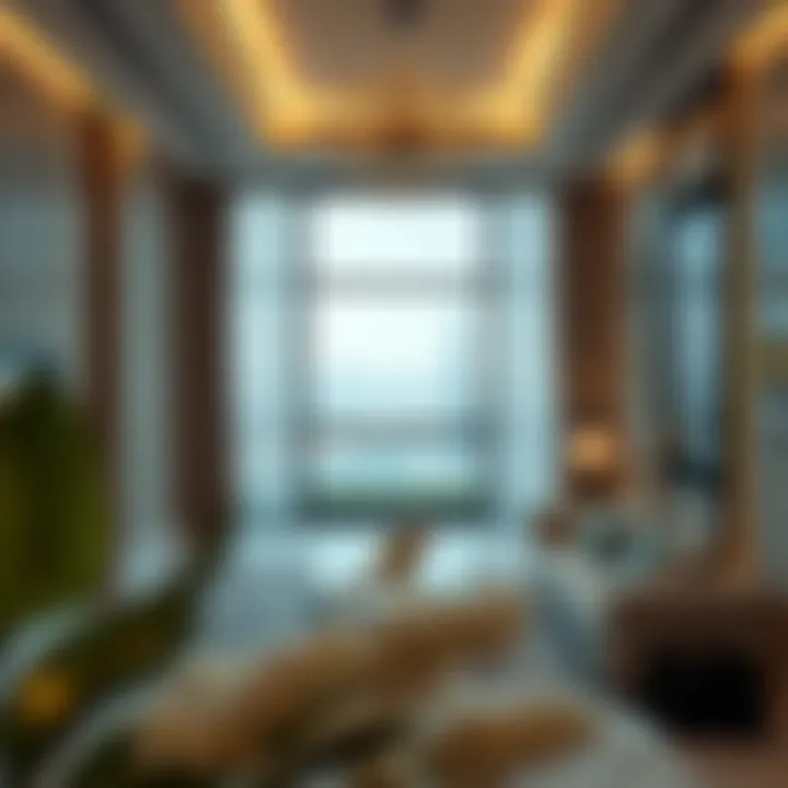 Luxurious Apartment Interior at Lulu Al-Fursan Elegant interior design showcasing luxurious apartments