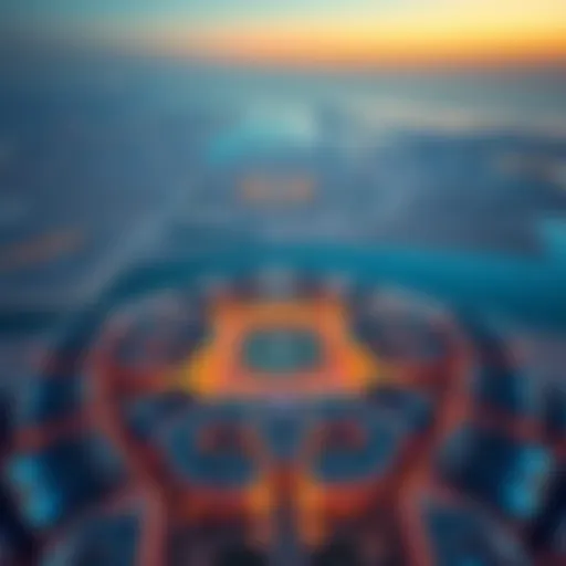 Aerial view of the Meraas Jebel Ali Hills project showcasing its layout