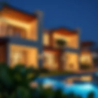 Luxurious Residential Architecture Luxurious residential architecture within Meraas Jebel Ali Hills