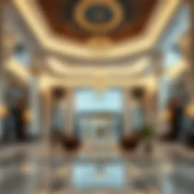Interior lobby of MM Tower Deira with elegant decor