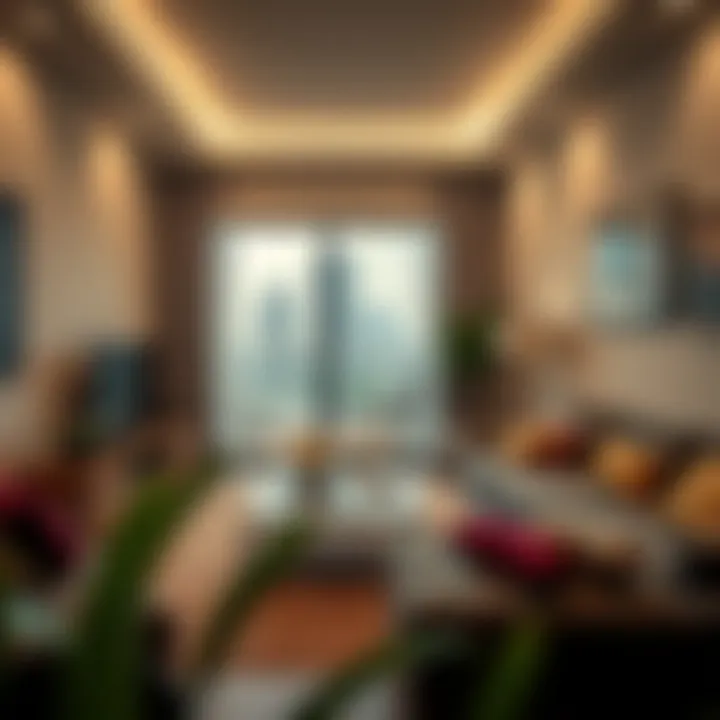 Cozy Apartment Interior in Deira A cozy apartment interior reflecting the charm of Deira living