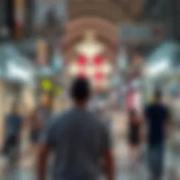 Vibrant shopping scene at Deira City Center