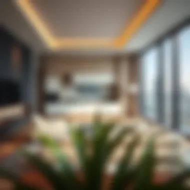 Luxury apartment interior reflecting modern design trends