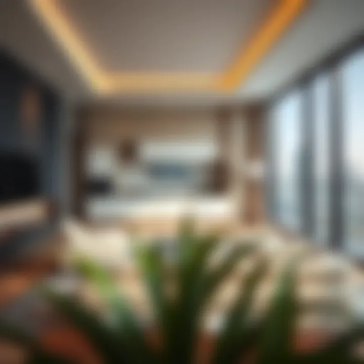 Luxury apartment interior reflecting modern design trends