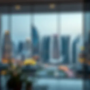 Chart illustrating recent trends in Dubai's real estate market