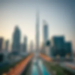 A stunning skyline view of modern Dubai architecture.