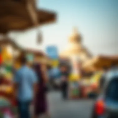 Cultural Richness: The Market Life in Ras Al Khaimah Vibrant market scene in Ras Al Khaimah