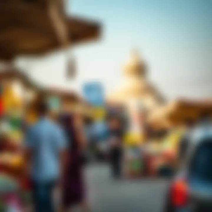 Cultural Richness: The Market Life in Ras Al Khaimah Vibrant market scene in Ras Al Khaimah