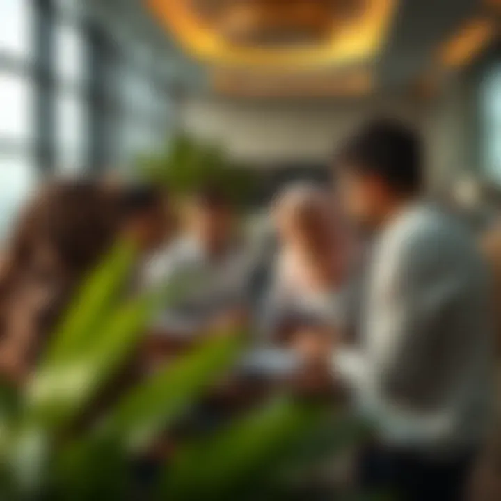 Expatriates Exploring Residency A group discussion among expatriates about residency options in the UAE