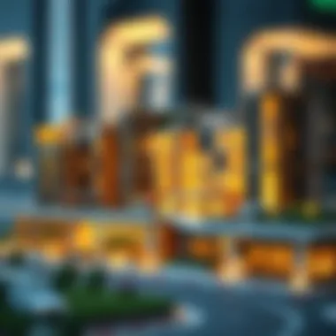 Luxury Residential Complex Model Architectural model of a luxury residential complex