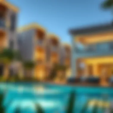 Luxury Living in New Residential Communities Luxurious residential community in a new Dubai development