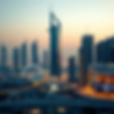 Modern Architectural Marvels in Dubai Modern skyline of Dubai showcasing new architectural marvels