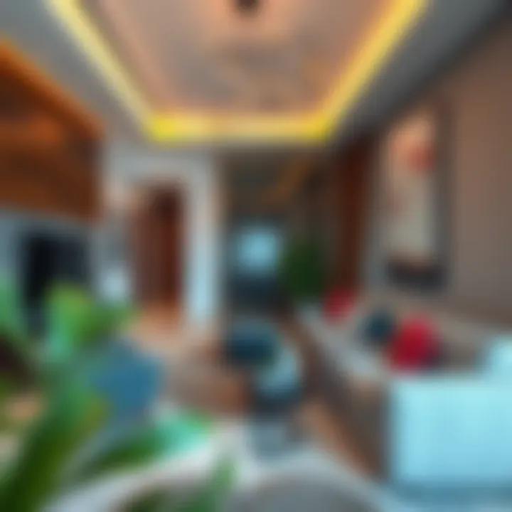 Stylish Apartment Interior Interior of a stylish Dubai apartment representing modern living