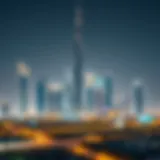 Skyline of Dubai with off-plan developments