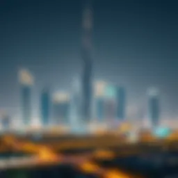 Skyline of Dubai with off-plan developments