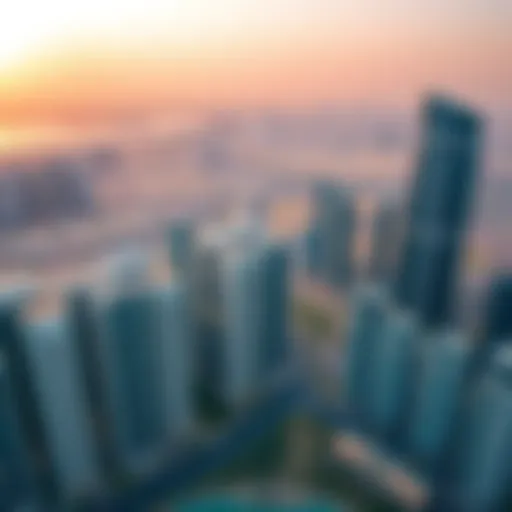 Aerial view of Dubai's skyline showcasing pantheon developments