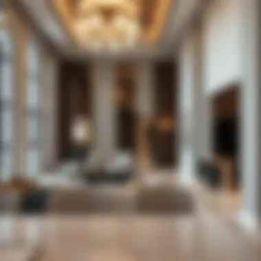 An interior view of a luxury apartment developed by Portman Ellington.