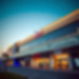 Architectural design of Q1 Mall Al Warqa