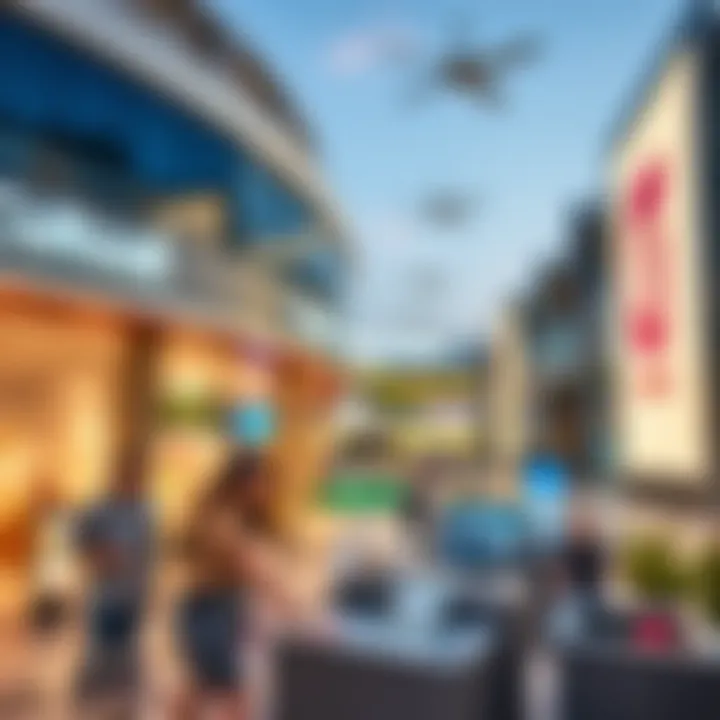 Retail offerings at Q1 Mall Al Warqa