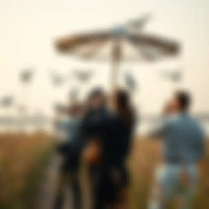 Birdwatching in Ras Al Khor Sanctuary Birdwatchers observing various species at Ras Al Khor