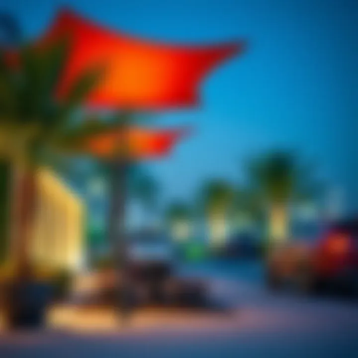 Vibrant community spaces within Reem Hills